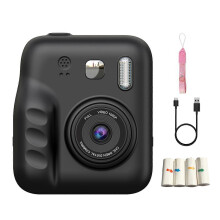 Children Instant Camera 1080P Portable Digital Print Toy for Travel, Toddlers and Kids with Fun Photo Features