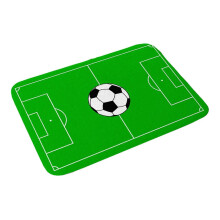Football Field Floor Mat Green Grass Pitch Design for Bedroom Entrance Hallway Living Room Soft Decorative Rug
