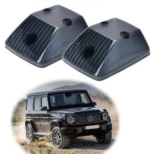 Gloss Black Front Turn Signal Lamp Lenses for G-Class W463 G500 G550 G55 G63 G65 1986-On Replacement A4638260057