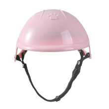 Pet Helmet Cute Protective Hard Shell for Cats and Small Dogs Adjustable Straps Breathable Collision Protection Comfortable Travel Safety Ge