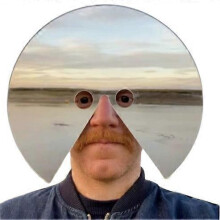 Mirror Mask Surreal Reflective Face Cover for Party Costume Masquerade Cosplay Photoshoots and Halloween Events