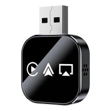 3 In 1 Wireless CarPlay Adapter, Smart CarPlay and AirPlay Android Auto USB Dongle, Wired to Wireless Plug and Play for Cars