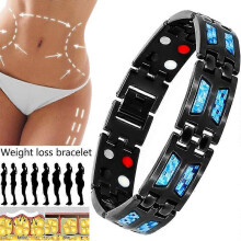 Titanium Magnetic Bracelet with Carbon Fiber Design, Magnetic Therapy Wristband for Body Support and Daily Wear