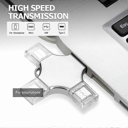 2TB USB 3.0 Flash Drive Photo Stick for iPad, USB-C, Android and iPhone, High-Speed Portable Storage 2