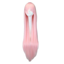 (C) Cosplay Wig Anime Kaguya Sama Love Is War Heroine Fujiwara Chika Role Long Hair Ball Woman Colorful Headgear