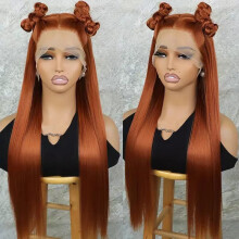 (C) Cosplay Wig Front Lace Long Hair Party Woman High Temperature Silk Wig Cover Cocktail Party Nature Straight Hair
