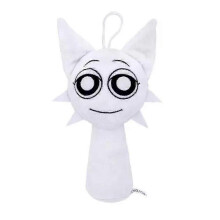 (White) Sprunki Plush,Sprunki Game Plush,Wenda Sprunki,Sprunki Gray,for Adult Kids Cute