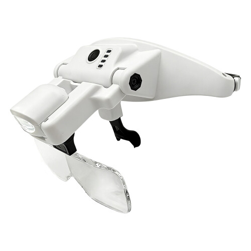 USB-oplaadvergrootglas Vervangbare LED-vergrootglas Leesbril met