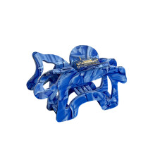 Verdikte acetaat paardenhaar klauwclip holle haarkaak voor-Blauw