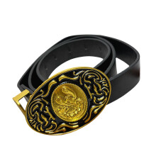 Ceinture à fermoir en trou de serrure moderne, 3-Section B