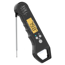 Instant Read Meat Thermometer for Cooking Backlight Magnet Calibration Waterproof BBQ Grill Smoker Kitchen Steak Probe