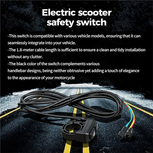 Single Dual Hazard Warning Indicator  Double Warning Button for  Togo Electric Scooter Accessories 2