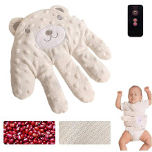 Cuscino rilassante per neonati, cuscino per il sonno del bambino con motivi di animali per aiutare a prevenire il riflesso di trasalimento,