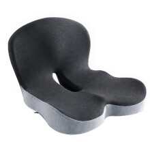 Ortopedinen istuintyyny selkänojalla, ergonominen työtuolin ja auton istuintyyny, häntäluun helpotustyyny, mukava