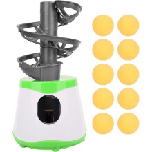 Entraîneur de tennis de table portable avec lanceur automatique de balles, idéal pour les enfants et l'entraînement. Fabriqué en ABS.