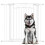 PawHut Barrera para Perro Blanco 104 x 4 x 96 cm 1