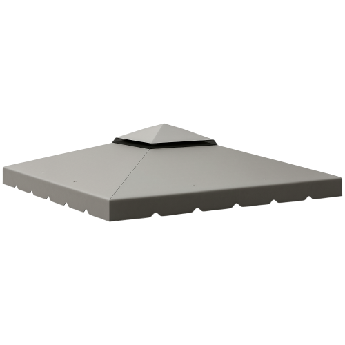 Outsunny Techo de Repuesto Gris 300 x 300 cm