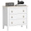 Homcom Cómoda para Dormitorio Blanco 80 x 40 x 78.5 cm 1