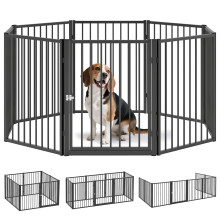 Parque para Perro Negro 240 x 120 x 76 cm