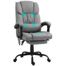 Silla de Oficina Gris 66 x 75 x 122 cm