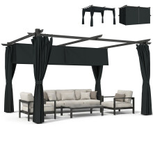 Pérgola Gris 390 x 300 x 222 cm