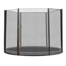 Red Seguridad Cama Elástica Negro Ø244 x 180 cm