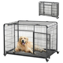 Jaula Metal Perro Gris 125 x 76 x 81 cm