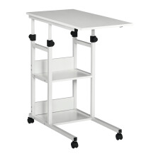 Mesa Auxiliar de Sofá Blanco 80 x 40 x 82 cm