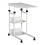 Homcom Mesa Auxiliar de Sofá Blanco 80 x 40 x 82 cm 1