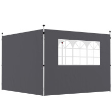 Paredes Laterales Carpa Gris 295 x 200 cm