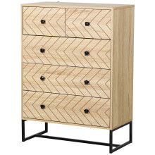 Armario Auxiliar Marrón 80 x 39.5 x 110 cm