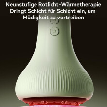 Intelligentes elektrisches Schröpf- und Gua-Sha-Gerät, 9 Saugstufen, Wärme- und Rotlichtfunktion, ergonomisches Design zur Muskelentspannung