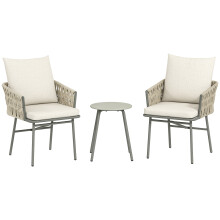 Conjunto de Jardín Gris 63 x 58 x 69 cm