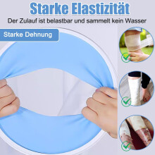Wasserdichter Beinschutz für die Dusche nach Knochenbrüchen, wiederverwendbarer Gips- und Wundschutz für Erwachsene