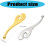 Metal Eye Roller Smooth Eye Cream Applicator Sticks For-Silver 4