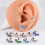 Sturdy Alloy T Shape Threaded Cartilage Earrings-9 4