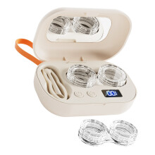Functional Vibrating Contact Lenses Case With USB Charging-2