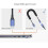 Spring Coiled USB 2.0 To USB C Cable Perfect For Charging-Blue 5