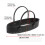 Modern Handbag Bag Handle With Comfortable Double Handle-Brown 4
