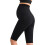 Cotton Maternity Five-point Pants Stretchy Comfortable-Black L 1