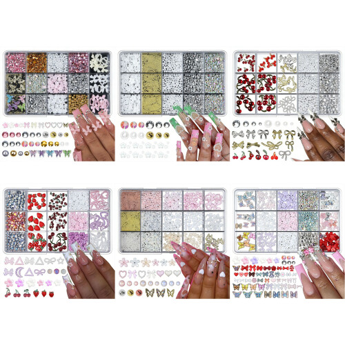 Highly Quality Resin Nail Art Ornaments Featuring Bows-04 2