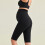Cotton Maternity Five-point Pants Stretchy Comfortable-Black L 4