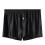 3Pcs Ice Silk Panties Smooth Trunk Solid Boxer-Brown black M 6