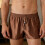 3Pcs Men Ice Silk Smooth Solid Boxer Shorts-Black gray XL 9