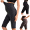 Cotton Maternity Five-point Pants Stretchy Comfortable-Black L 2