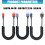 Coiled USB Type C Fast Charge Data Cable Stretchable Up-Black 4