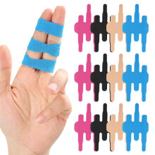 12 voorgesneden vingerkinesiologietapes, elastische sporttape voor artritis en tendinitis, ademende ondersteuning voor dagelijks gebruik.