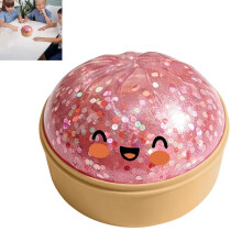 Niedliches Knödel-Quetschspielzeug, geheimnisvolles Bao-Design, großer, im Dunkeln leuchtender Stressabbau-Quetschball für Kinder und Erwach