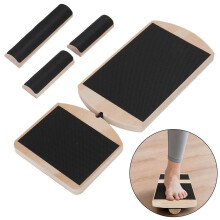 Balanceboard aus Holz für das Core-Training, Wackelbrett zur Haltungskorrektur, Knöcheldehnung und Körpergleichgewichtsübungen