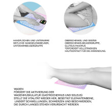 3D-EMS-Fußmassagegerät zur Behandlung von Taubheitsgefühl, Kribbeln und Nervenschmerzen, 15 Intensitätsstufen, 30 x 29 cm